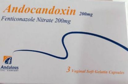 Picture of ANDOCANDOXIN 200 MG 3 VAGINAL CAP