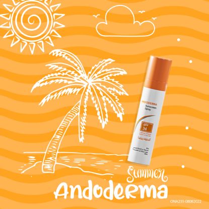 Picture of ANDODERMA SUNSCREEN SPF 34 SPRAY 100 ML