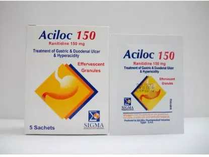 Picture of ACILOC 150MG EFF.GRANULES 5 SACHET