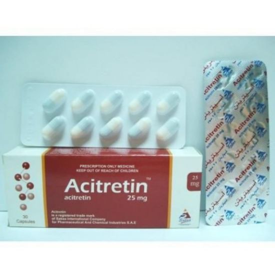 Picture of ACITRETIN 25MG 30 CAP