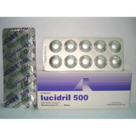 Picture of LUCIDRIL 500 MG 20 F.C.TAB