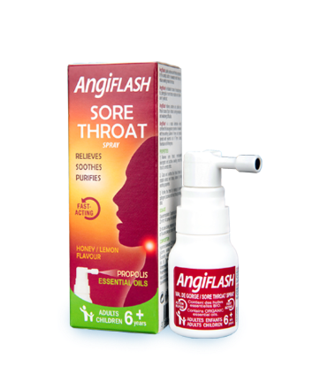 Picture of ANGIFLASH SORE THROAT SPRAY 20 ML