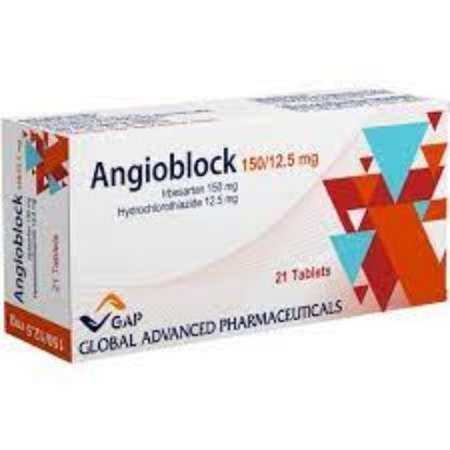 Picture of ANGIOBLOCK 150/12.5 MG 21 F.C. TAB