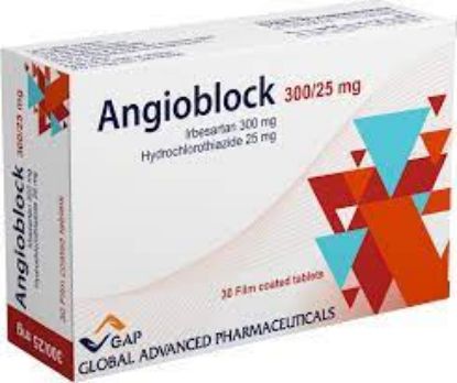 Picture of ANGIOBLOCK 300/25 MG 30 F.C. TAB