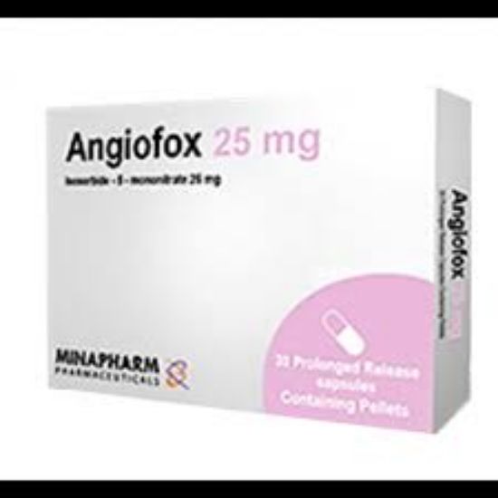 Picture of ANGIOFOX (EFFOX) 25MG LONG 30 CAP