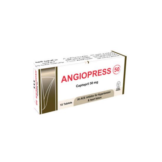 Picture of ANGIOPRESS 25MG 10 TAB