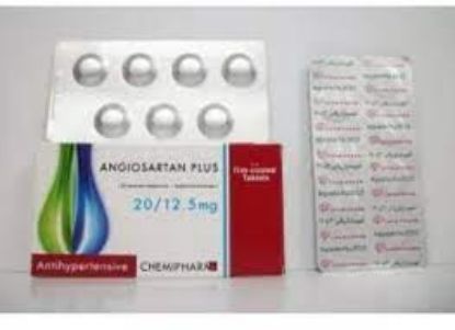 Picture of ANGIOSARTAN PLUS 20/12.5MG 28 F.C. TAB