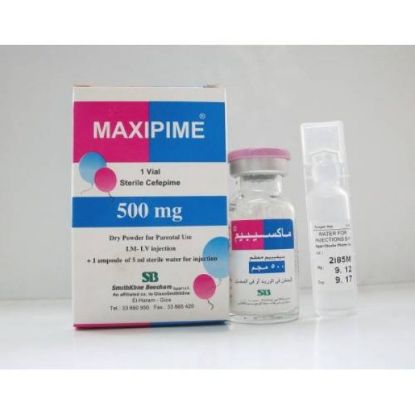 Picture of MAXIPIME 500 MG VIAL