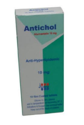 Picture of ANTICHOL 10 MG 10 F.C. TAB