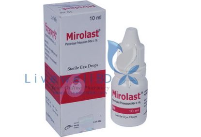 Picture of MIROLAST 0.1% EYE DROPS