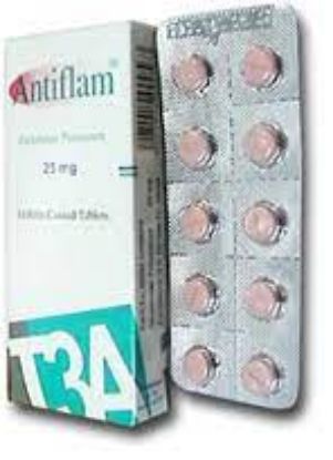 Picture of ANTIFLAM 25 MG 20 TAB