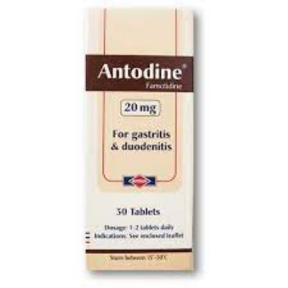 Picture of ANTODINE 20 MG 10 EFFERVESCENT TAB