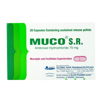 Picture of MUCO S.R 75MG 20 CAP