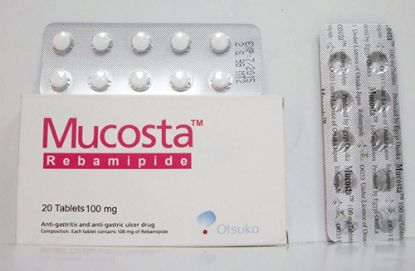 Picture of MUCOSTA 100 MG 20 F.C.TAB