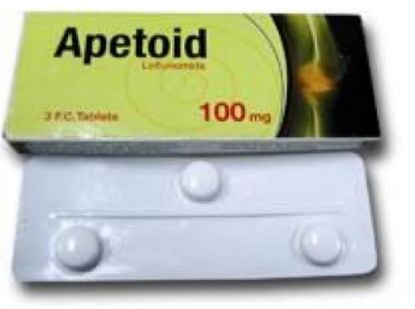 Picture of APETOID 100 MG 3 F.C.TAB