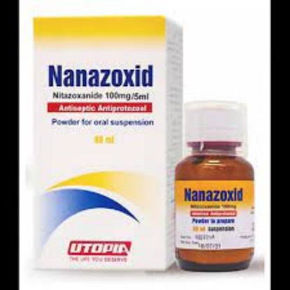 Picture of NANAZOXID 100MG/5ML PD. FOR ORAL SUSP. 60 ML