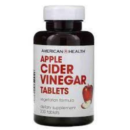 Picture of APPLE CIDER VINEGAR 600 MG 200 TAB