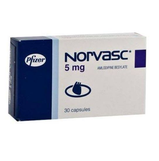 Picture of NORVASC 5MG 30 TAB