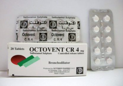 Picture of OCTOVENT 4MG C.R. 20 TAB