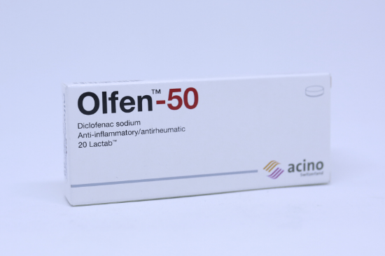 Picture of OLFEN 50MG 20 LACTAB