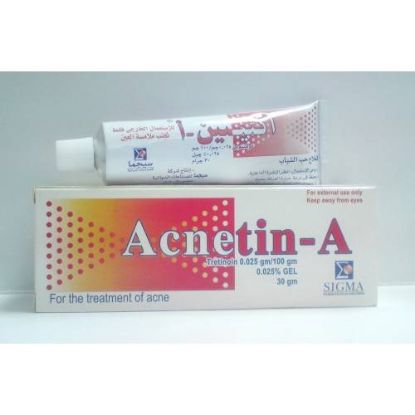 Picture of ACNETIN- A 0.025% TOPICAL GEL 30 GM