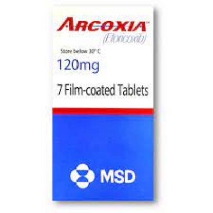 Picture of ARCOXIA 120 MG 7 F.C.TAB