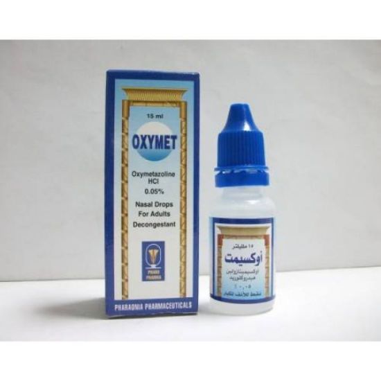 Picture of OXYMET 0.05% ADULT NASAL DROPS 15 ML