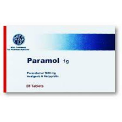 Picture of PARAMOL 1000 MG 20 TAB