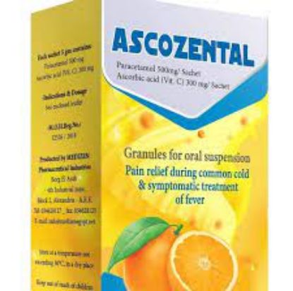 Picture of ASCOZENTAL 10 GRANULES FOR ORAL SUSP. SACHET