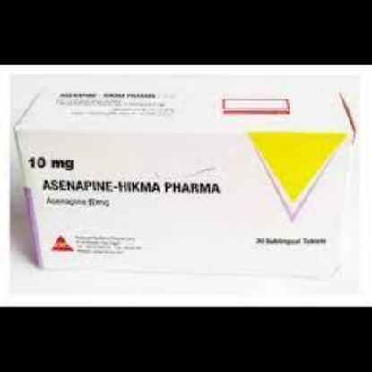 Picture of ASENAPINE-HIKMA 10MG 30 SUBLINGUAL TAB