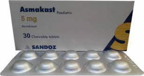 Picture of ASMAKAST 5 MG 30 CHEWABLE TAB