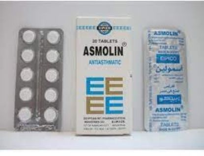 Picture of ASMOLIN 20 TAB