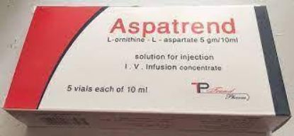 Picture of ASPATREND 5GM/10ML 5 VIALS . I.V. INF.