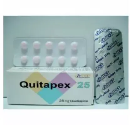 Picture of QUITAPEX 25 MG 30 F.C.TAB