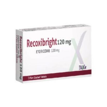 Picture of RECOXIBRIGHT 120 MG 7 F.C.TAB