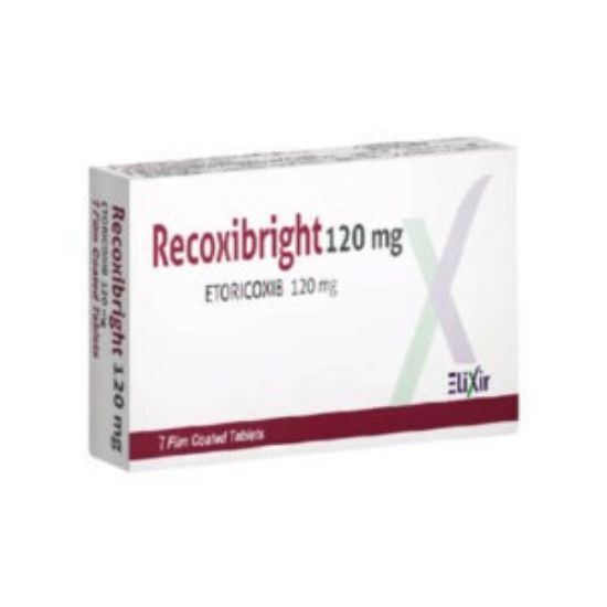 Picture of RECOXIBRIGHT 120 MG 7 F.C.TAB