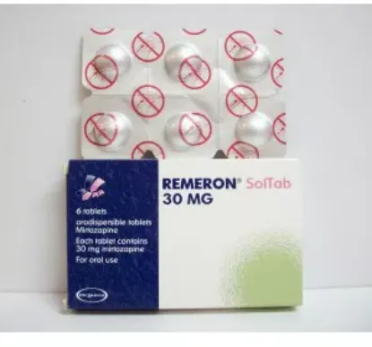 Picture of REMERON SOLTAB 30MG 6 ORODISP.TAB