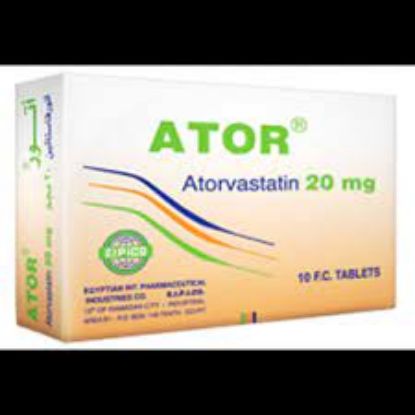 Picture of ATOR 20 MG 10 F.C.TAB