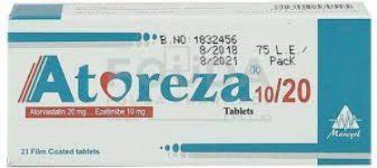 Picture of ATOREZA 20/10MG 21 F.C. TAB