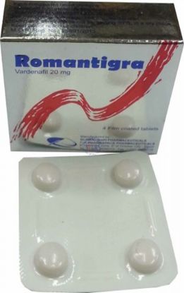 Picture of ROMANTIGRA 20MG 4 F.C.TAB