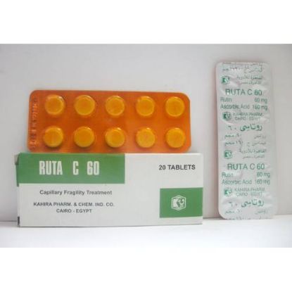 Picture of RUTA-C 60 MG 20 TAB