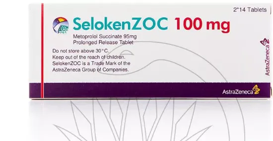 Picture of SELOKENZOC 100 MG 28 PROLONGED R.TAB