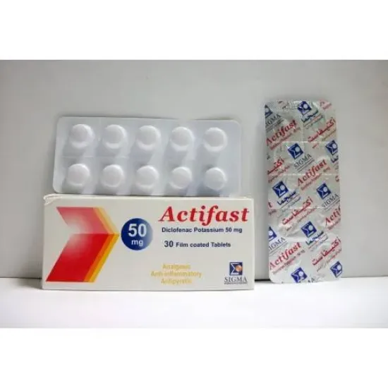 Picture of ACTIFAST 50 MG 30 F.C.TAB