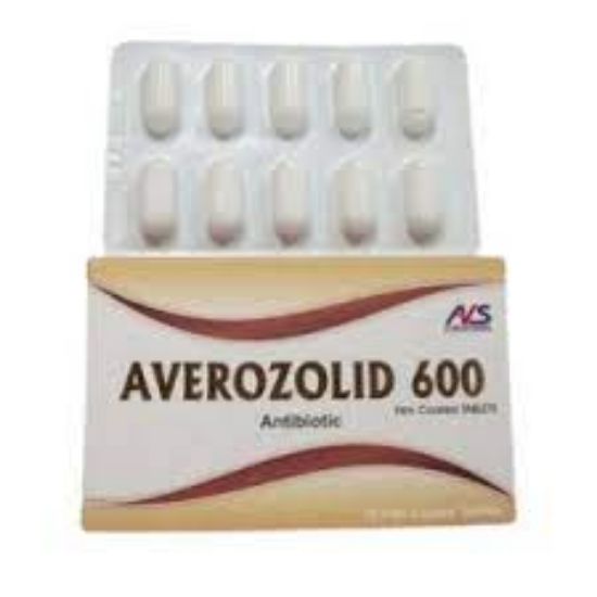 Picture of AVEROZOLID 600 MG 10 F.C.TAB