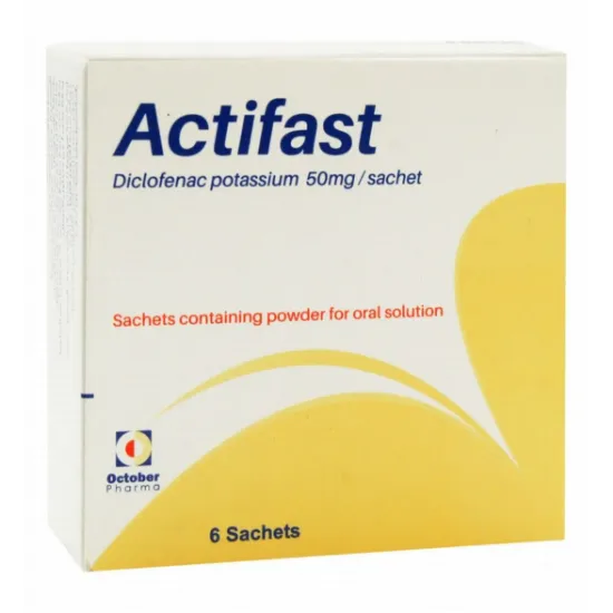 Picture of ACTIFAST 50 MG 6 SACHET