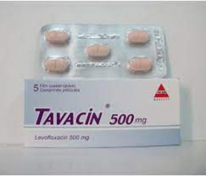 Picture of TAVACIN 500 MG 5 F.C.TAB