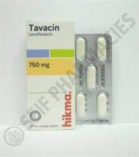 Picture of TAVACIN 750 MG 5 F.C.TAB