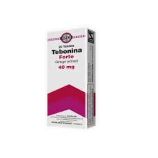 Picture of TEBONINA FORTE 40 MG 20 F.C.TAB