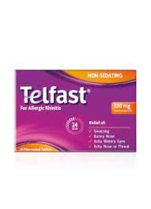 Picture of TELFAST 120MG 20 F.C. TAB