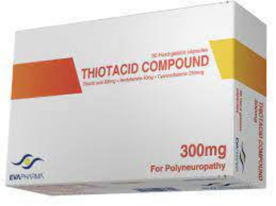 Picture of THIOTACID COMPOUND 300 MG 30 CAP